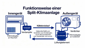 Wie funktioniert eine Split Klimaanlage? Die Technik einfach erklärt